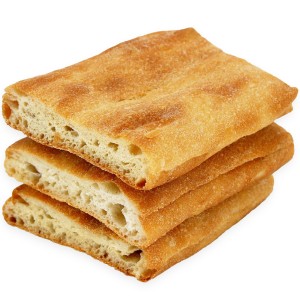 Pan de Coca Artesano Cortado 40grs. 42uds. 84 rebanadas.