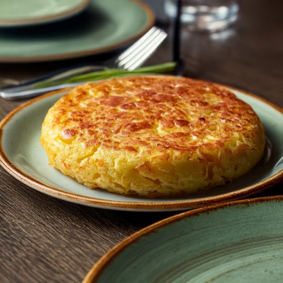 Tortilla Redonda de Patatas y Cebolla Exquise 800grs. 6uds.