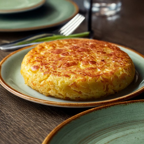 Tortilla Redonda de Patatas y Cebolla Exquise 800grs. 6uds.