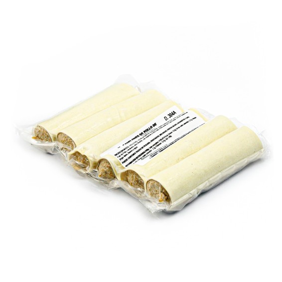 Canelón XXL de Pollo de Corral con Foie y Trufa 180grs. 18uds.