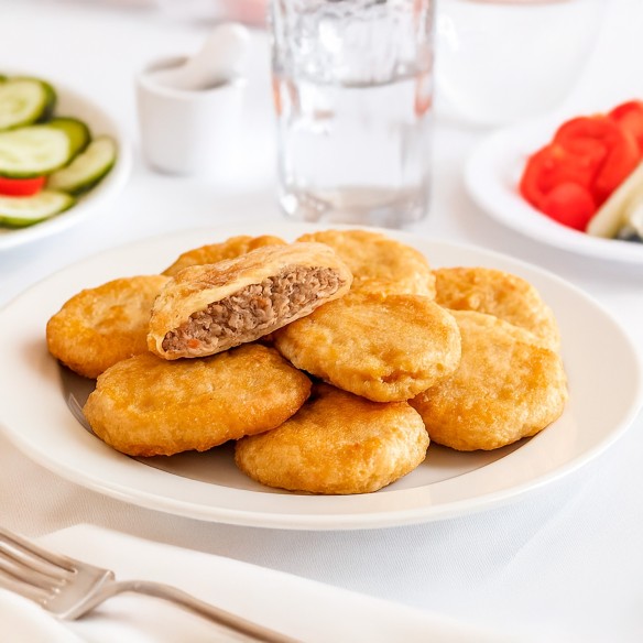 Patatas Rellenas de Carne 40grs. 50uds. 2kg.