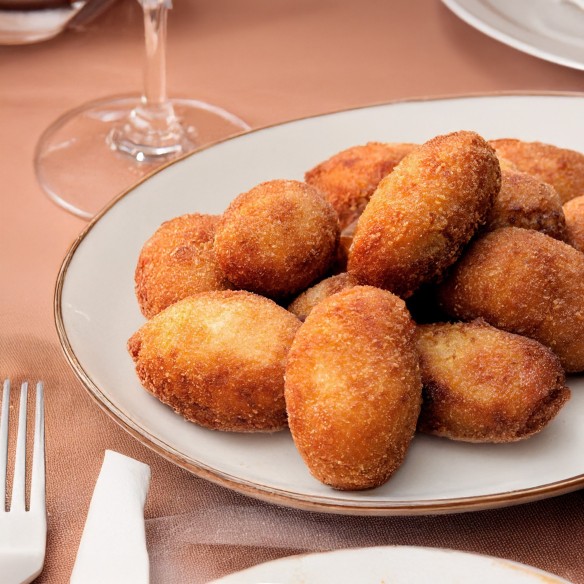 Croqueta Tradición Bacalao 50grs. 60uds. 3kgs.