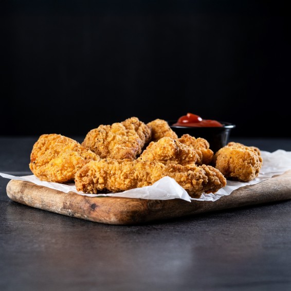 KFC Style Strips Fingers de Pollo. 5x1 5kgs. HALAL.