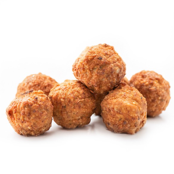 Albóndigas Veganas de Proteína Vegetal 20grs. 100uds. 4bolsx25uds. 2kgs.