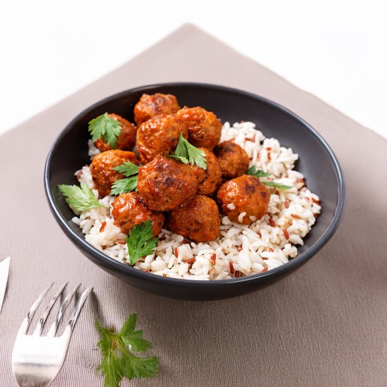 Albóndigas Veganas de Proteína Vegetal 20grs. 100uds. 4bolsx25uds. 2kgs.