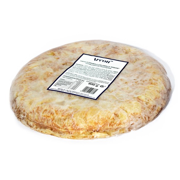 Tortilla Redonda de Patatas y Cebolla Exquise 800grs. 6uds.