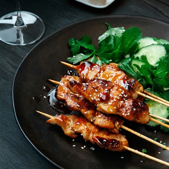 Mini Brocheta Yakitori Satay 30grs. 15cm. 50uds. 1,5kgs.