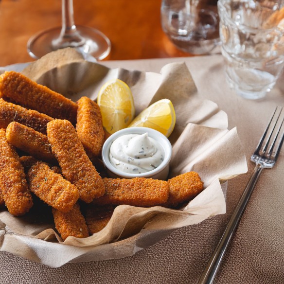 Barritas de Pescado Veganas de Proteína Vegetal 2kgs. (4 Bolsas).