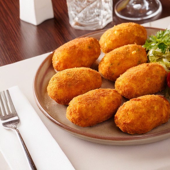 Croqueta Tradición Espinacas Queso Idiazábal 50grs. 60uds. 3kgs.