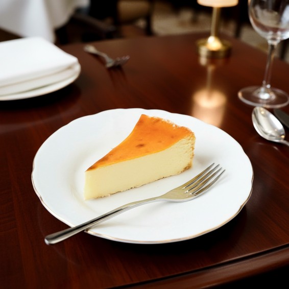 Tarta de Queso Artesana 1600grs. 1ud. 14 porciones. Precortada.