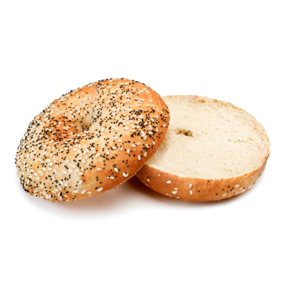 Bagel Artesano de Sésamo y Amapola 100grs. 45uds. 