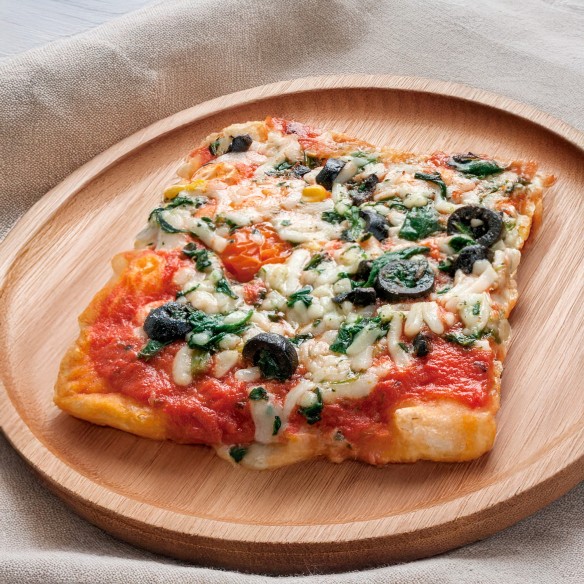 Pizza Plancha Vegana 36x28cm. 1.200grs. 5uds.