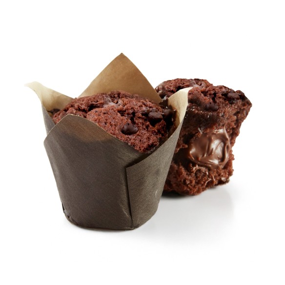 Mini Muffin Choco Tulipa Marrón 26grs. 42uds.