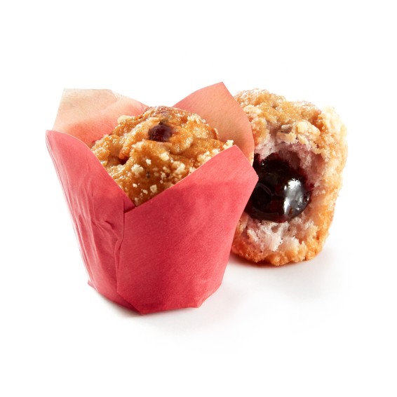 Mini Muffin Frutos Rojos Tulipa Roja 26grs. 42uds.