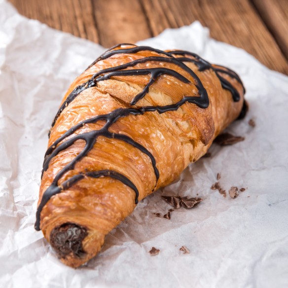 Croissant Barrita Chocolate 95grs. 45uds. Fermentado.