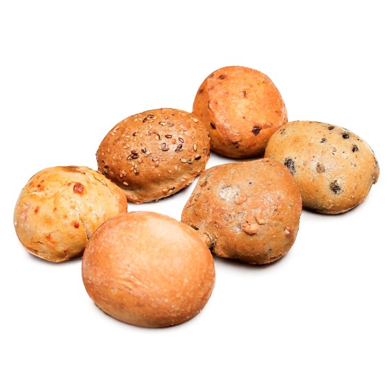 Surtido Mini Panecillos Mediterraneos 30grs.160ud.