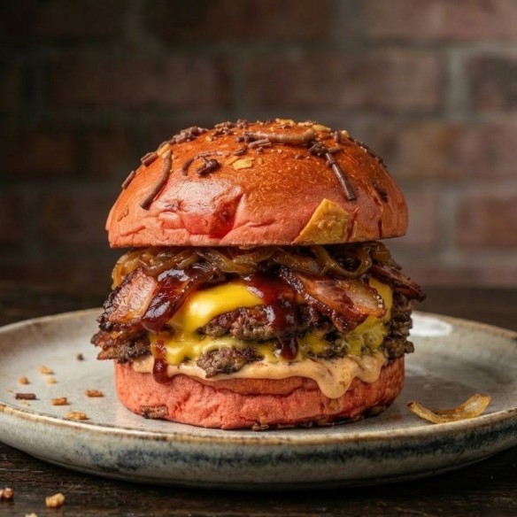 Red Burger Crunchy Alta Gourmet Cortada 73grs. 40uds.