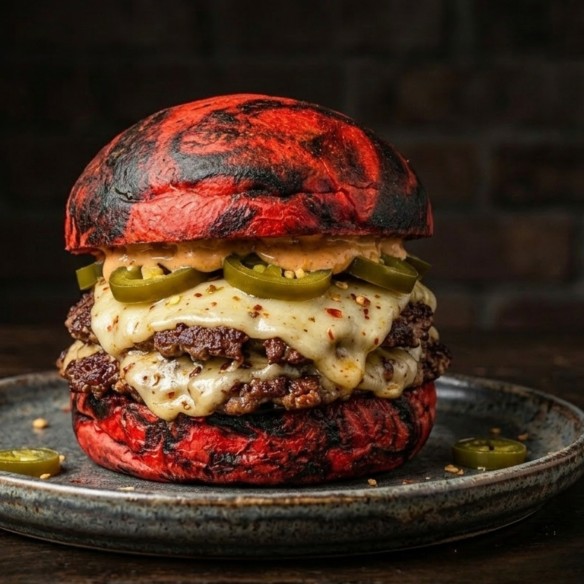 Volcan Burger Alta Gourmet Cortada 73grs. 40uds.