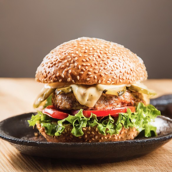 Burger Sésamo 75grs. 50uds.