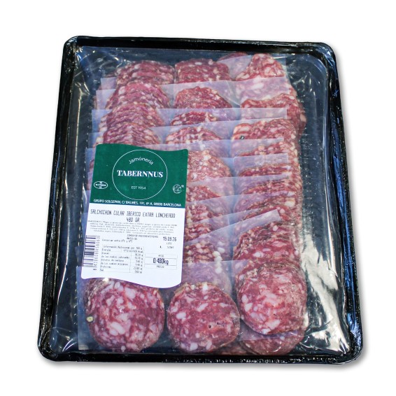Salchichón Ibérico Extra loncheado12x40 480grs.1ud