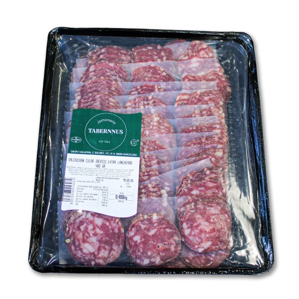 Salchichón Ibérico Extra loncheado12x40 480grs.1ud