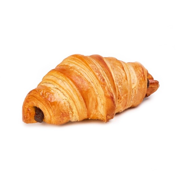 Croissant Manteca Chocolate 2 Barritas 115grs. 65uds. Fermentado.
