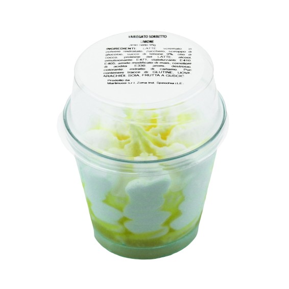 Sorbete de Limón 95grs. 12uds. Vaso de Plástico.