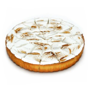 Tarta de Limón Merengue 1.300grs. 1ud. 14 porciones. Precortada.