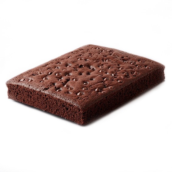 Bizcocho Chocolate 37x30x4cm. 2450grs. 2uds.