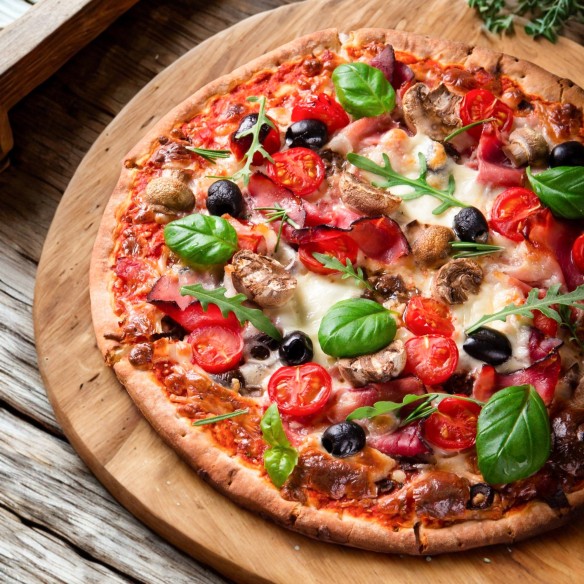 Base de Pizza Sin Tomate 50cm. 770grs. 10uds.