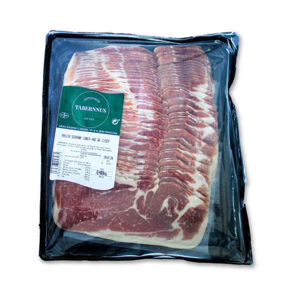 Paleta Serrana Duroc Loncheada 12x40 480grs. 1ud.