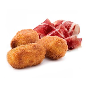 Croqueta Tradición Jamón Ibérico 50grs. 60uds. 3kgs.