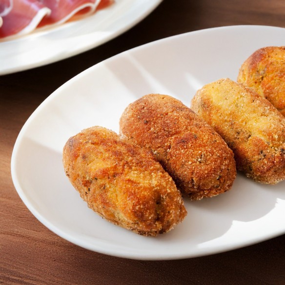 Croqueta Tradición Espinacas con Queso Idiazábal 35grs. 85uds. 3kgs.
