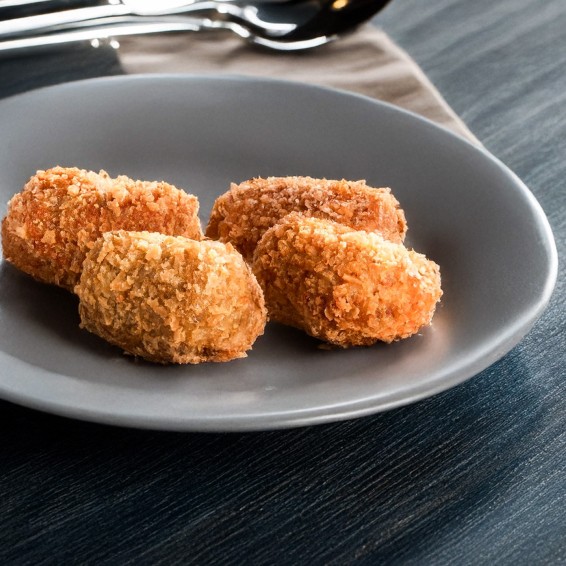 Croqueta de Jamón Ibérico 35grs. 112uds. 4kgs.