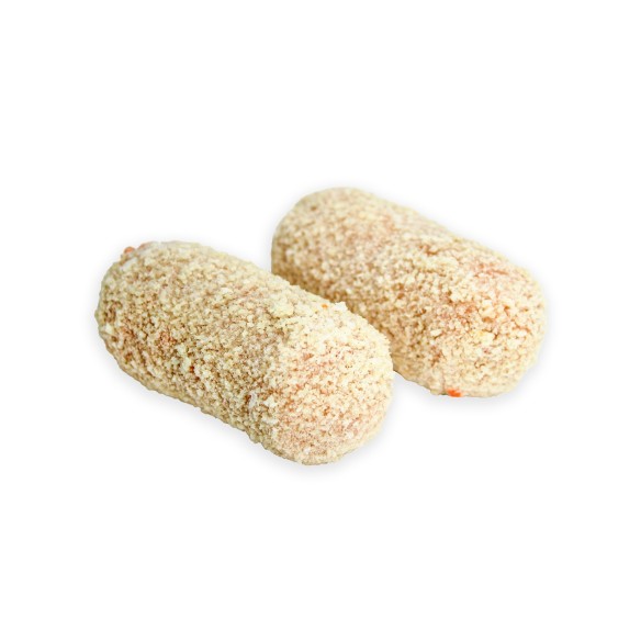 Croqueta de Gamba Roja 25grs. 2kgs. 80uds. Gluten Free.