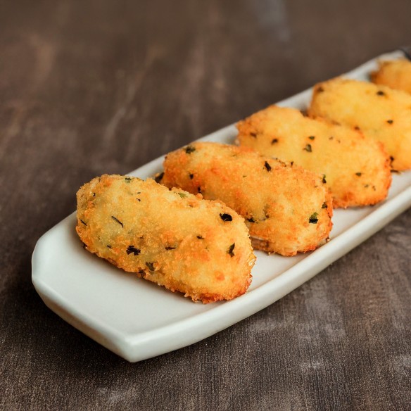 Croqueta de Bacalao 25grs. 2kgs. 80uds. Gluten Free.