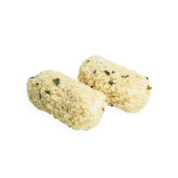 Croqueta de Bacalao 25grs. 2kgs. 80uds. Gluten Free.
