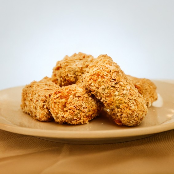 Croqueta Frita Jamón Ibérico 25grs. 160ud. 4kgs. (4 bolsas de 1 kg.)