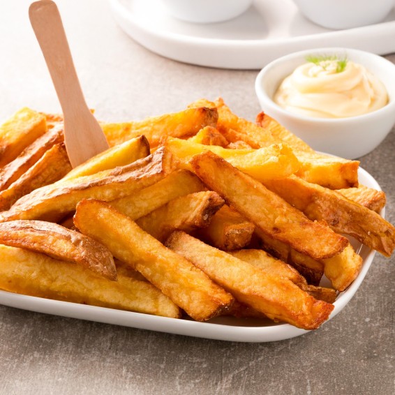 Patatas Fritas con Piel 14mm. 6kgs. 4 Bolsas de 1,5kgs.