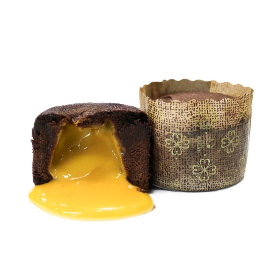 Coulant Suprem de Chocolate Negro con Mango y Maracuyá 100grs. 16uds.