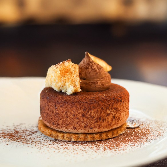 Mousse de Chocolate con Leche y Praliné 100grs. 18uds.