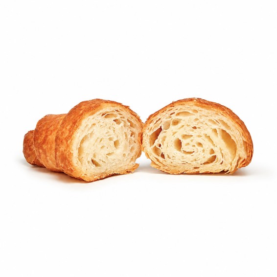 Croissant 18% Mantequilla 65grs. 36uds. Gluten Free.