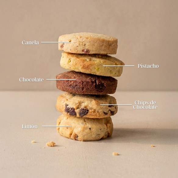 Surtido Mini Arcookies 5 Sabores 15grs. 125uds.