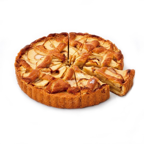 Tarta de Manzana 1.300grs. 1ud. 14 porciones. Precortada.