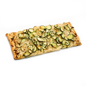 Coca de Calabacín y Cebolla 38 x14cm. 440grs. 10uds.