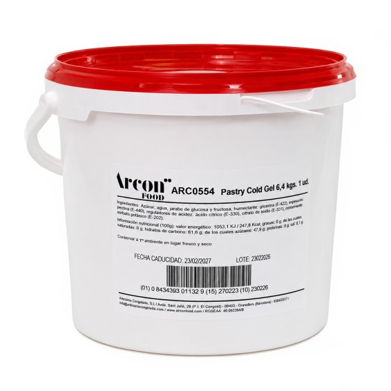 Pastry Cold Gel 6,4kgs.1ud.